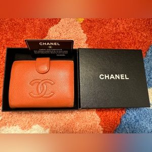 Chanel Authentic Salmon Pink Colored Wallet